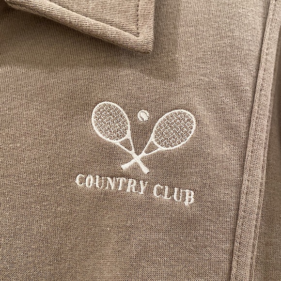 Cut and Paste: Collar Zip up Sweater - Picture 4 of 6